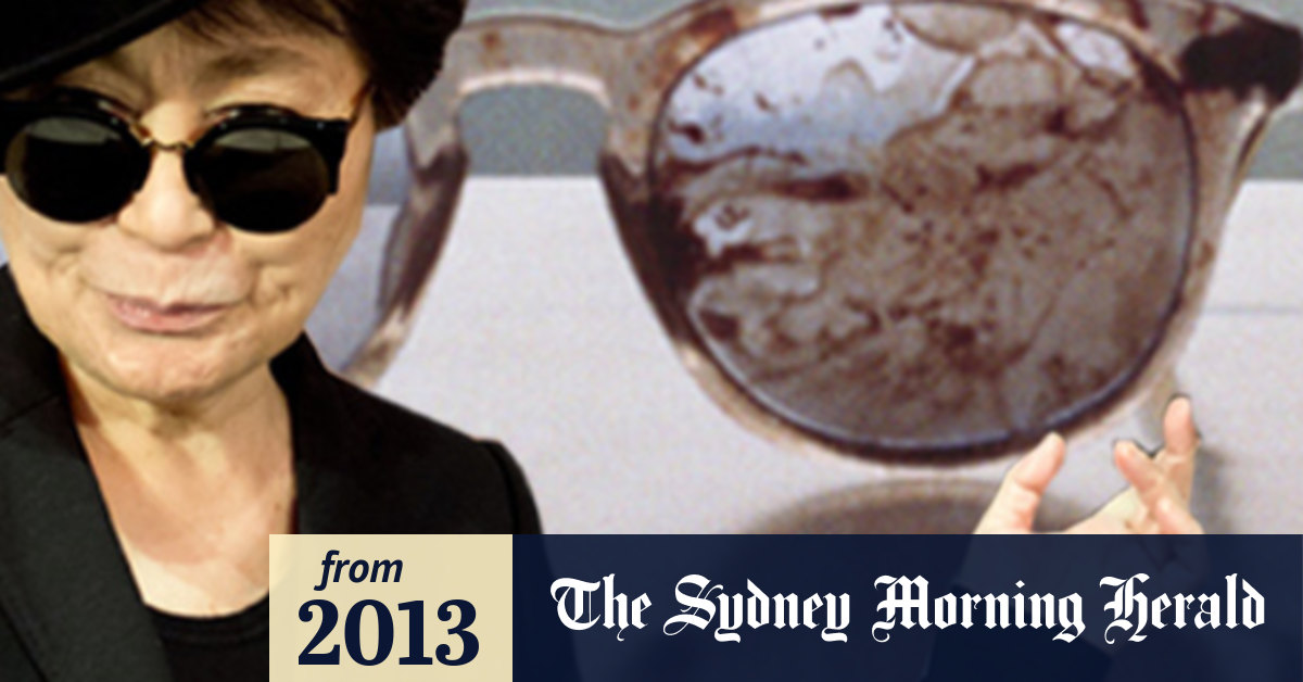 Nothing s going to change the world like Lennon s blood stained glasses